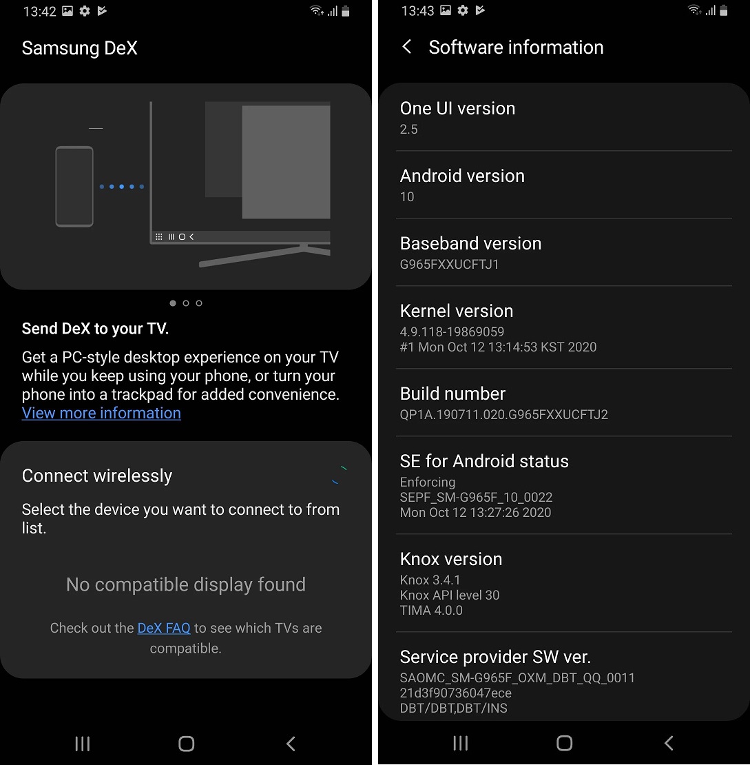 One UI 2.5 برای گلکسی اس 9