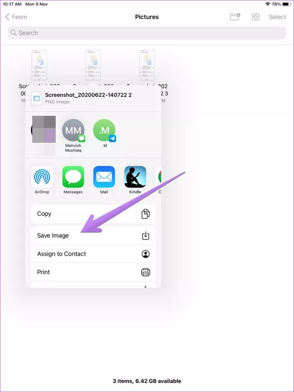 انتقال عکس و ویدیوها از برنامه Files به برنامه Photos