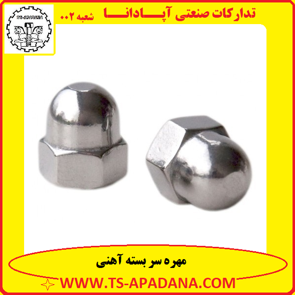 مهره سر بسته آهنی+مهره آهنی سر بسته+مهره بسته آهنی+مهره سر بسته+مهره سربسته آهنی سفید