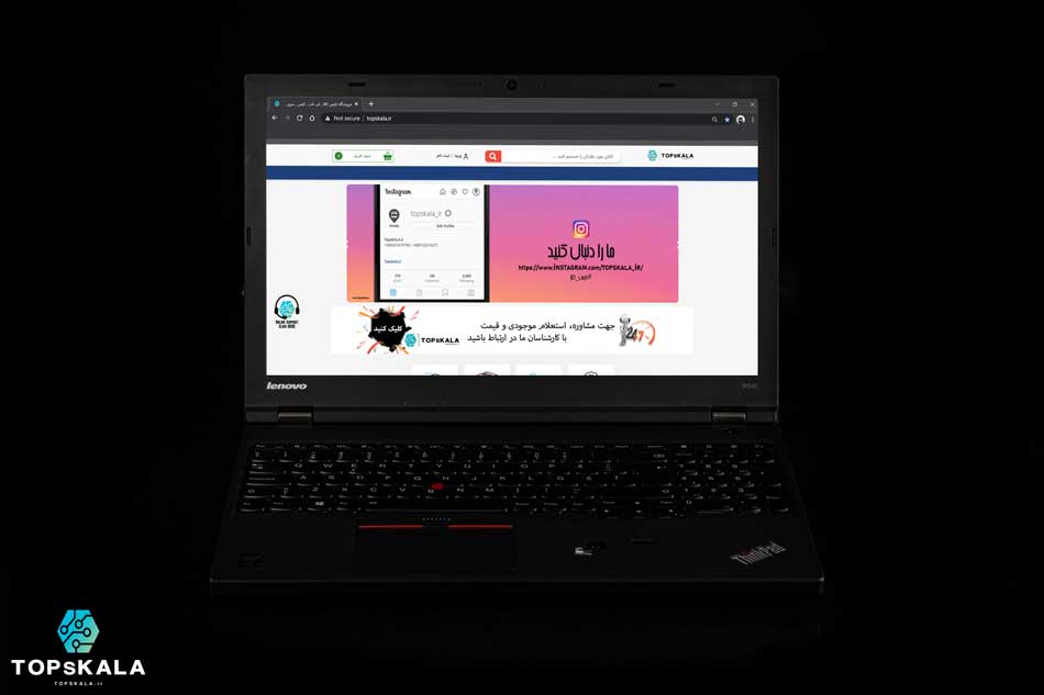 لپ تاپ استوک لنوو مدل Lenovo W541 WorkStation با مشخصات Intel Core i7 4810U - Nvidia Quadro K2100 دارای مهلت تست و گارانتی رایگان / محصول Lenovo