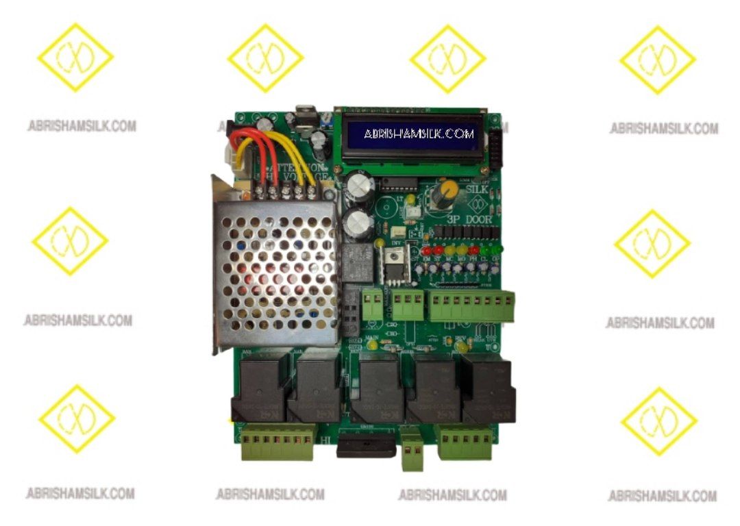 مدارفرمان سه فاز ابریشم جک درب پارکینگی مدارات الکترونیک 
