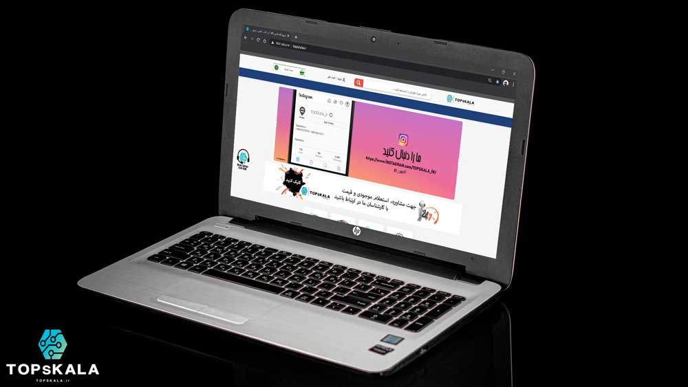 لپ تاپ استوک اچ پی مدل HP Notebook 15 با مشخصات Intel Core i7 7500U - AMD Radeon R7 M340 دارای مهلت تست و گارانتی رایگان / محصول HP
