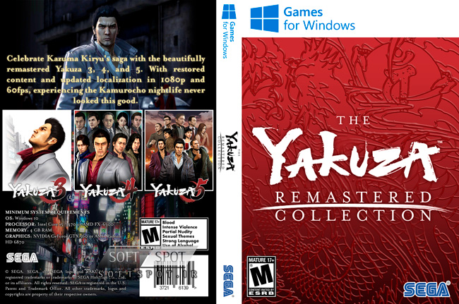 Yakuza Remastered Collection Cover