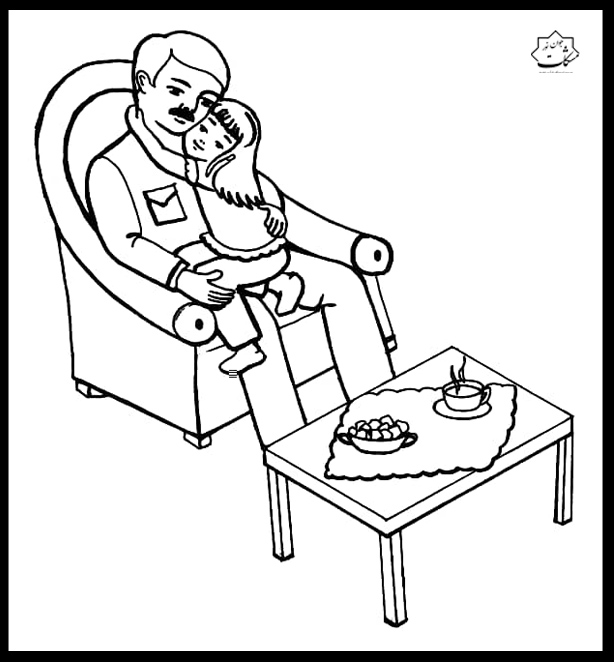 طرح مذهبی کودکانه، رنگامیزی مذهبی کودکانه، ولادت امام علی ع ،رنگ آمیزی مذهبی کودکانه،روز پدر ، پدرانه بابا، امام علی ع، شیعه ، مسلمان، طرح کودکانه مذهبی