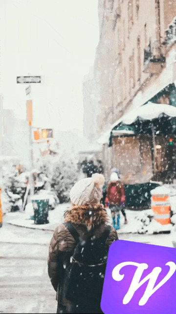 اضافه کردن برف متحرک به تصاویر در آیفون