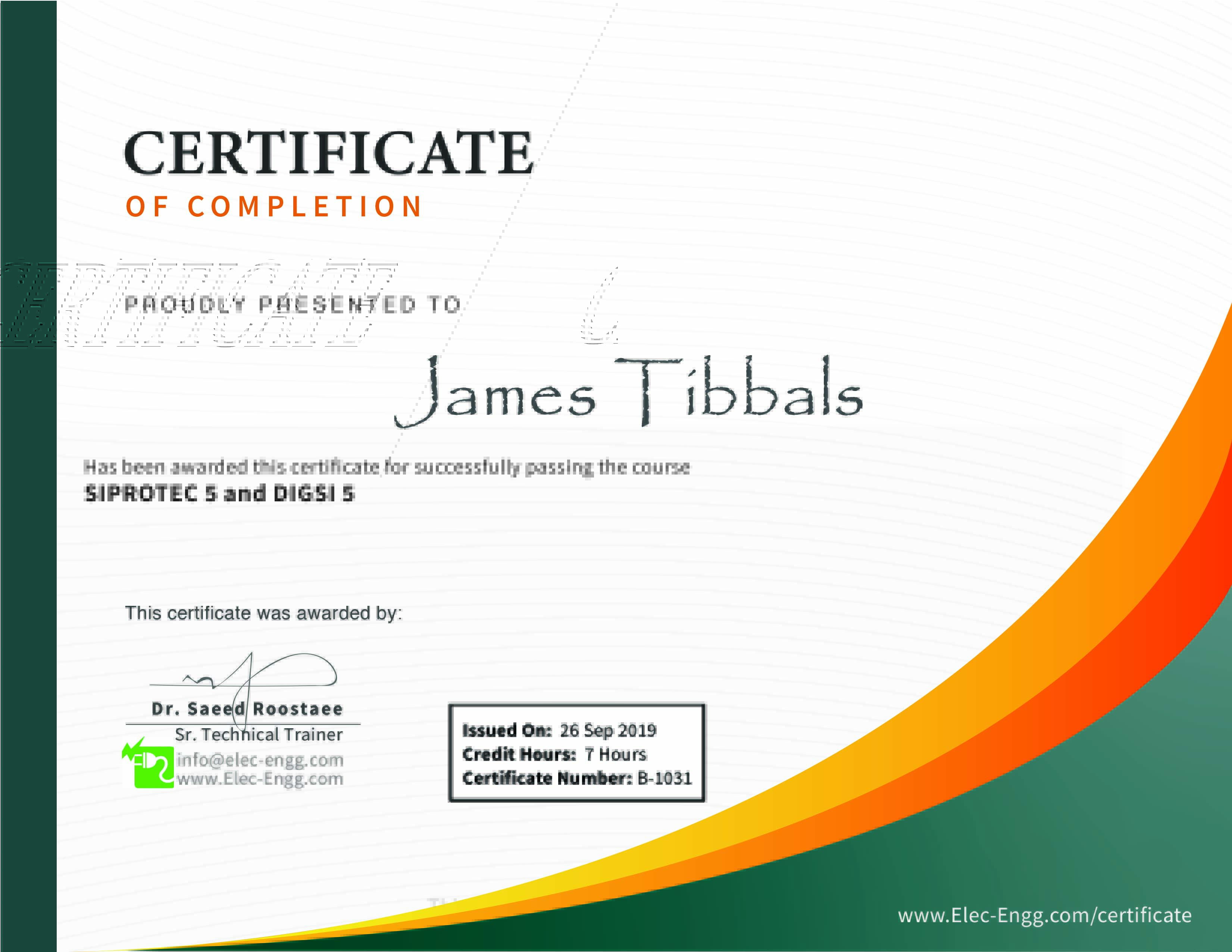 ICI-JDB Certificate of Training in Durability of Concrete (C-TDC