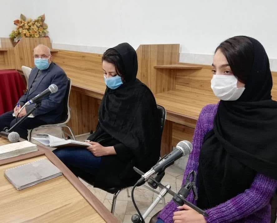 انجمن شعر و ادب قطب تربت حیدریه حنانه پورضا سیده مهناز مهدوی استاد احمد نجف زاده