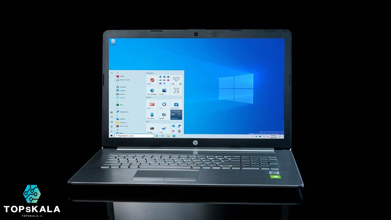 لپ تاپ آکبند اچ پی مدل HP laptop 17-by3 با مشخصات Intel Core i5 1035G1 - Nvidia GeForce MX330 دارای مهلت تست و گارانتی رایگان / محصول HP